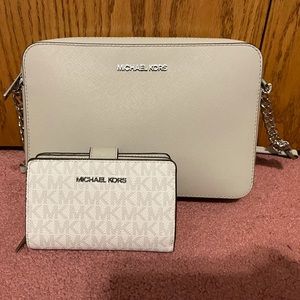 Michael Kors Crossbody and Wallet Set